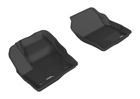 3D MAXpider 2015-2019 Ford Escape Kagu 1st Row Floormat - Black - L1FR10611509
