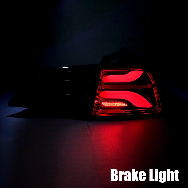AlphaRex 20-22 Tesla Model Y PRO-Series LED Tail Lights Jet Black w/Seq Sig - 601030