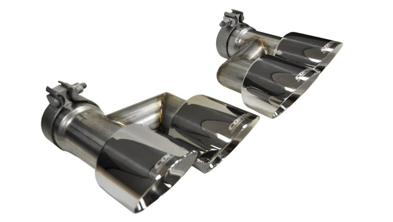 Corsa 2015-2017 Ford Mustang GT 5.0 Polish Quad Tips Kit - 14333