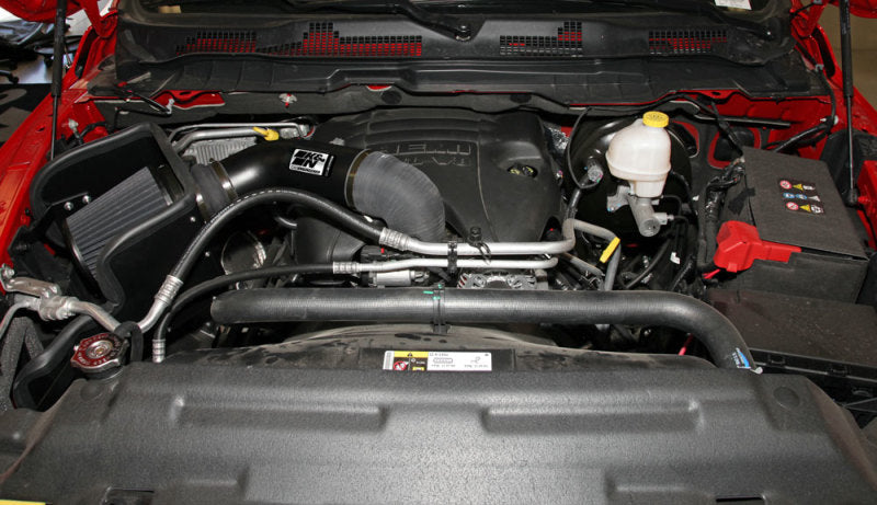 K&N 09-13 Dodge Ram 1500 Pickup 5.7L V8 / 11-13 Ram 1500 5.7L V8 Black Performance Intake Kit - 71-1561