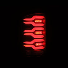 Load image into Gallery viewer, AlphaRex 14-18 GMC Sierra 1500/2500HD/3500HD LUXX-Series LED Tail Lights Blk w/Actv Light &amp; Seq. Sig - 630040