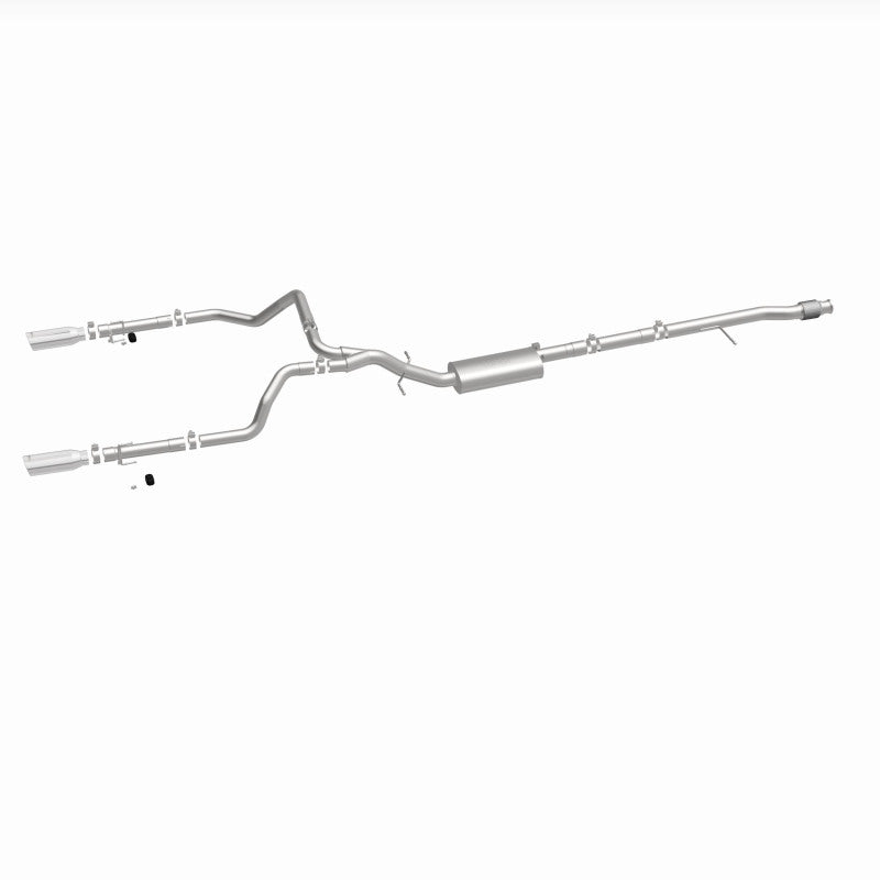 MagnaFlow 2019 Chevy Silverado 1500 V8 5.3L/V6 4.3 Street Series Dual Exit Exhaust w/ Polished Tips - 19471