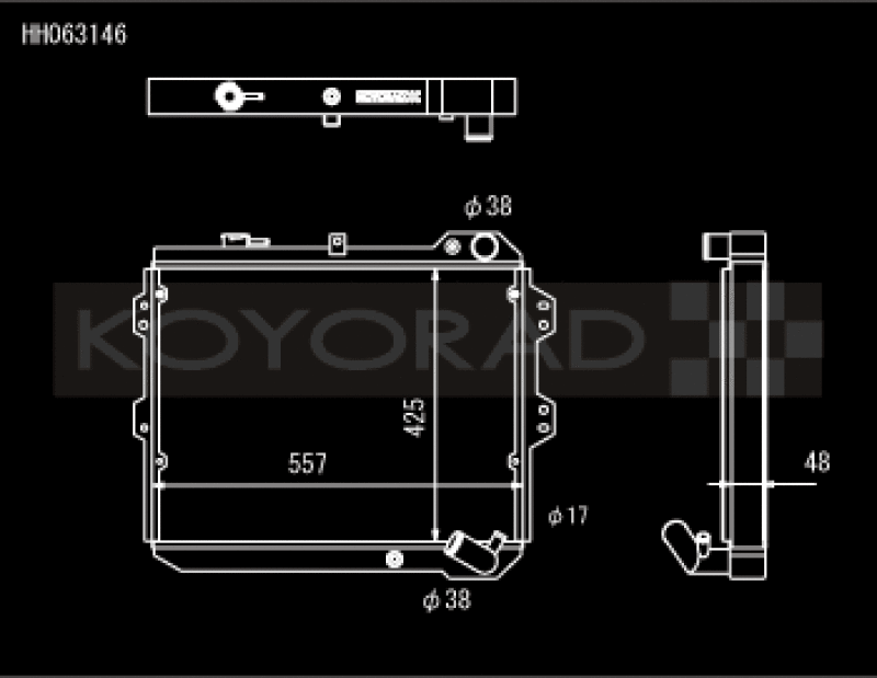 Koyo 83-85  Mazda RX-7 fits 1.1/1.3L MT (Includes GSL-SE Trim) - HH063146