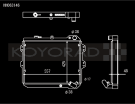 Koyo 83-85  Mazda RX-7 fits 1.1/1.3L MT (Includes GSL-SE Trim) - HH063146