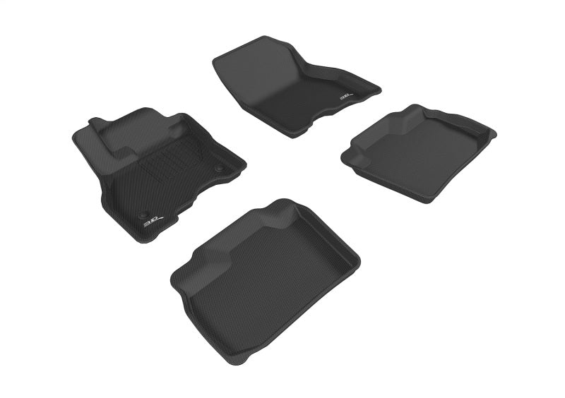 3D MAXpider 13-19 Nissan Leaf Kagu Black Full Set - L1NS09301509