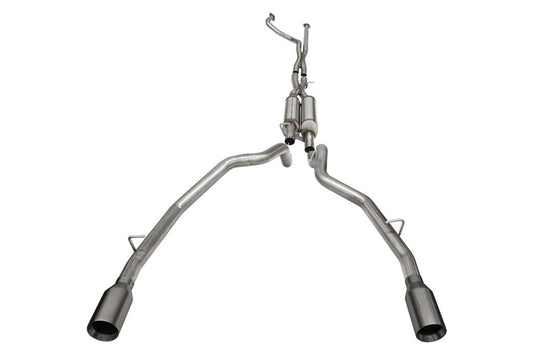 Corsa 2021-2024 Dodge Ram TRX Crew Cab Xtreme Catback Exhaust Dual Rear Gunmetal Tip - 21189GNM