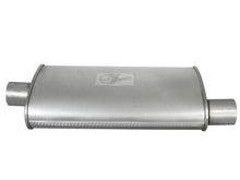 Load image into Gallery viewer, aFe Scorpion Replacement Alum Steel Muffler Double Layer 2-1/2in In/Out Center/Offset 18inL x9inW - 49M00002