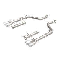 Load image into Gallery viewer, MagnaFlow Axle-Back, SS, 2.5in, Quad Split Rear 3.5in Tip 2015 Dodge Challenger R/T 5.7L - 19210