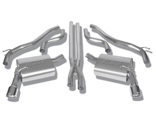 Borla 10-13 Camaro 3.6L V6 (except 2013 RS) Touring Catback Exhaust - 140282