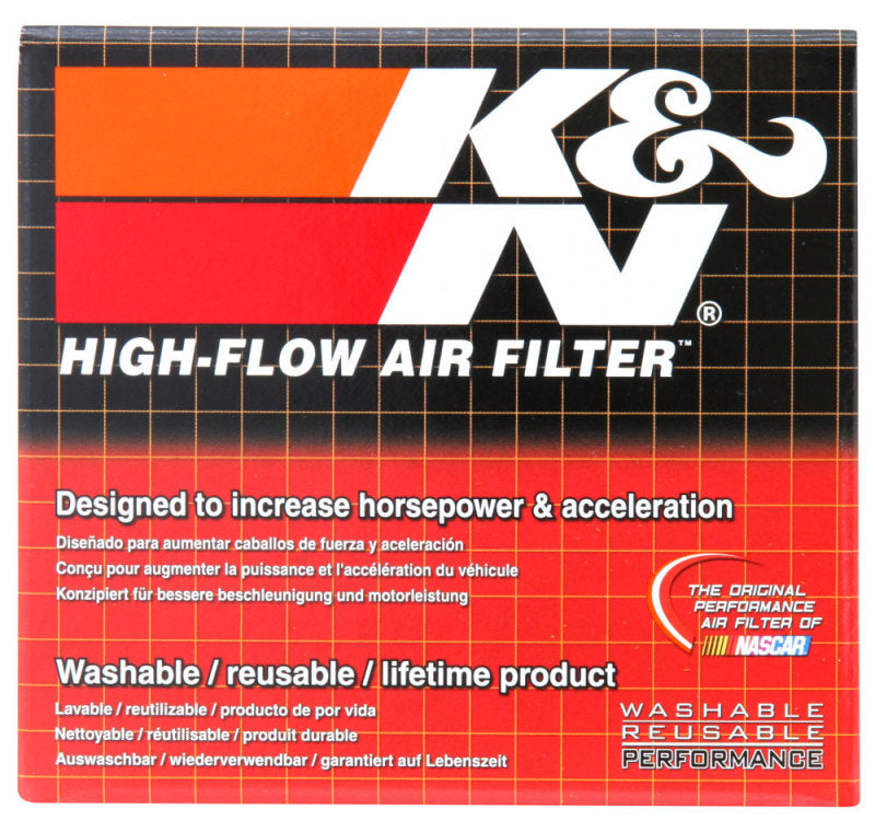 K&N Universal Clamp-On Air Filter 1 7/8 in FLG / 3in B / 2in T / 3in H - RC-1090