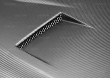 Load image into Gallery viewer, Seibon 09-15 Nissan GTR R35 GTII Dry Carbon Hood - HD0910NSGTR-GTII-DRY