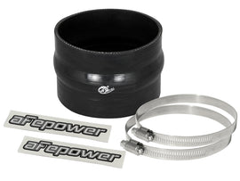 aFe Magnum FORCE Intake Coupling Kit (4 IN ID x 3 IN L) Straight Coupler w/ Hump - Black