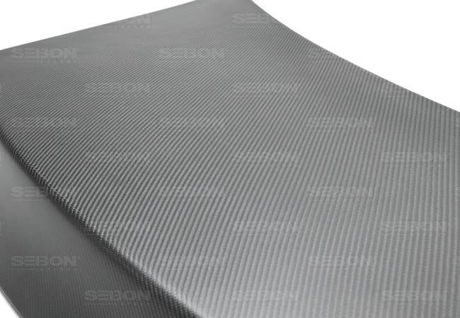 Seibon 09-12 Nissan GTR R35 OEM Dry Carbon Fiber Trunk/Hatch (NO Spoiler Holes) - TL0910NSGTR-OE-DRY