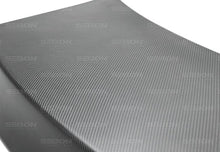 Load image into Gallery viewer, Seibon 09-12 Nissan GTR R35 OEM Dry Carbon Fiber Trunk/Hatch (NO Spoiler Holes) - TL0910NSGTR-OE-DRY