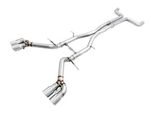 Load image into Gallery viewer, AWE Tuning 16-19 Chevy Camaro SS Non-Res Cat-Back Exhaust - Track Edition (Quad Chrome Silver Tips) - 3020-42066