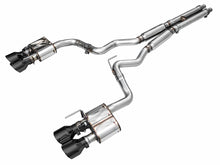 Load image into Gallery viewer, AWE 2024 Ford Mustang Dark Horse S650 RWD SwitchPath Cat-Back Exhaust w/ Quad Diamond Black Tips - 3025-43375