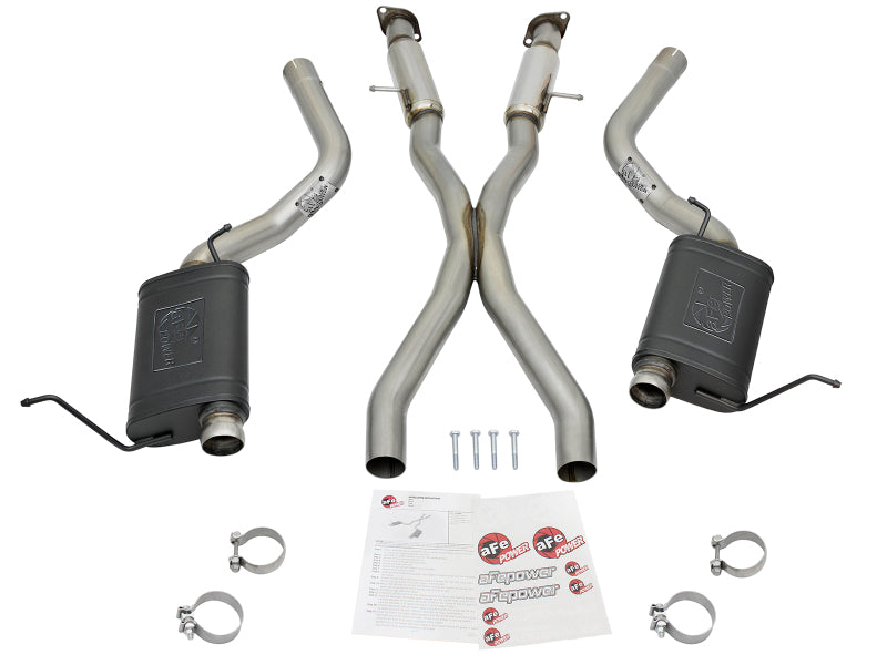 aFe MACHForce XP 12-17 Jeep Grand Cherokee WK2 SRT8 V8-6.4L 304SS Cat-Back Exhaust System - 49-38059