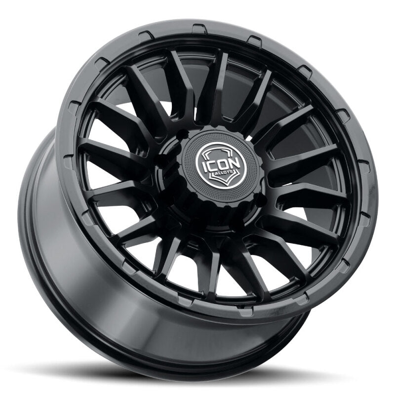 ICON Alloys Cajon 20x9 / 8x170 / 6mm / 5.25in BS Double Black Wheel - 8320908152DB