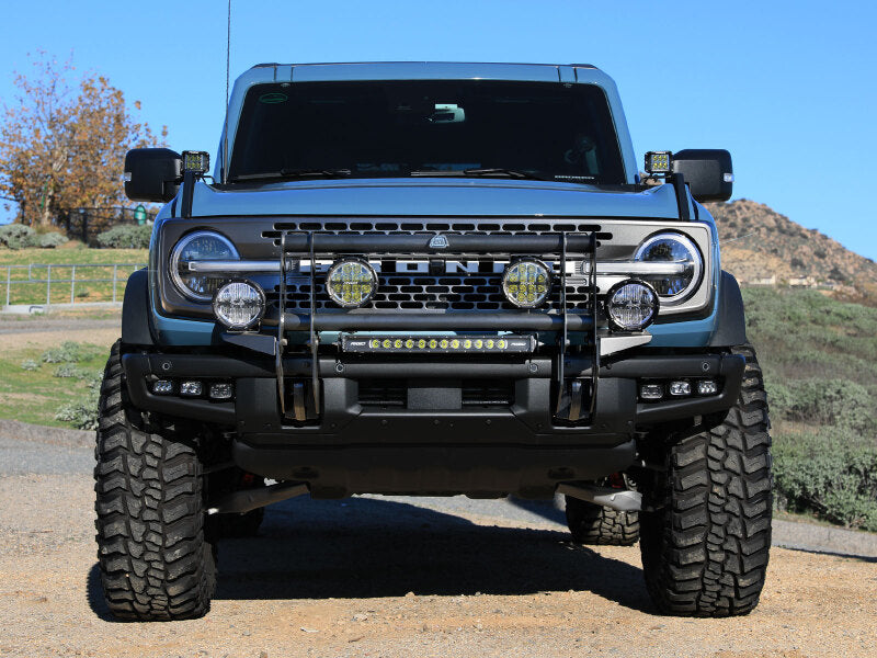 aFe 21-25 Ford Bronco Terra Guard Bull Bar w/ RIGID Lights - 79-27023L