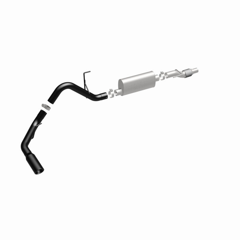 MagnaFlow SYS Cat-Back 11-14 Ford F-150 3.5L V6 EcoBoost 3in Black Single Side Exit Rear 3 Tip - 15364