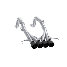 Load image into Gallery viewer, MBRP 14-19 Chevrolet Corvette 6.2L 3in Axle-Back Muffler Bypass Quad Exit Black Tips - S7008304BT