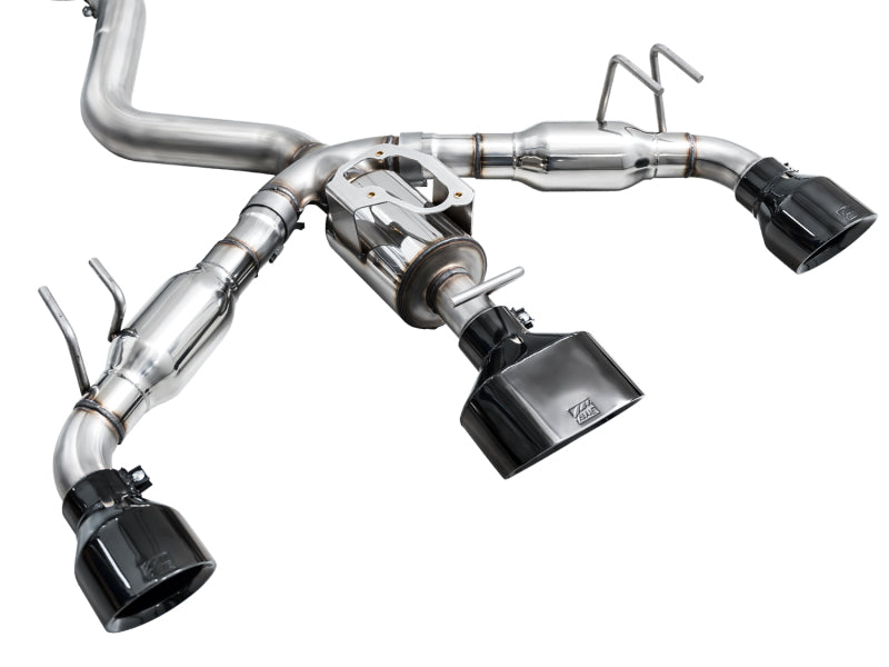 AWE Tuning 2023+ Toyota GR Corolla Track Edition Exhaust - Diamond Black Tips - 3020-53472