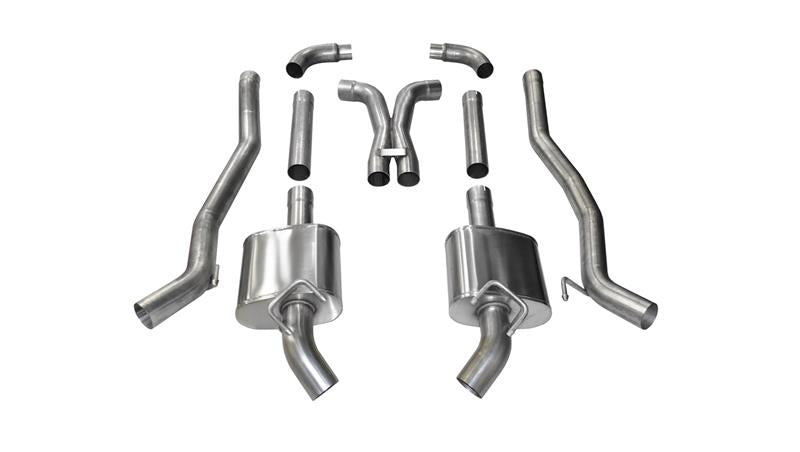 Corsa 2011-2013 Chevrolet Camaro SS 6.2L V8 Manual Xtreme 3in Cat-Back (No Tips Uses Factory Bezels) - 14976