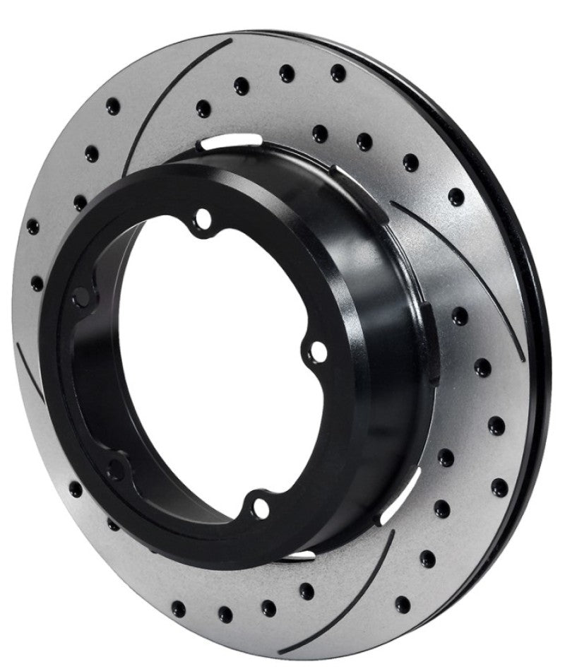 Wilwood Rotor-1.91in Offset-SRP-BLK-Drill-LH 12.19 x .810 - 5 x 5.75in Floater - 160-12891-BK