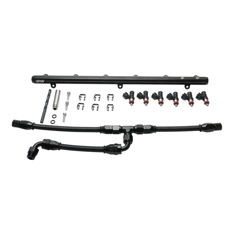 DeatschWerks Fuel Rail for BMW M2/M3/M4/X3M S58 Factory Manifold w/ Plumbing and 1000cc Injectors - 7-905-1000