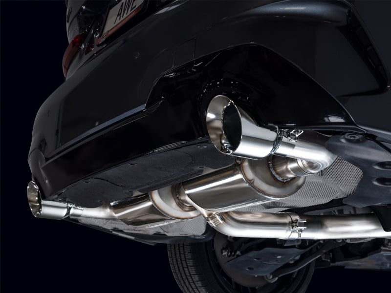 AWE Tuning 19-23 BMW 330i / 21-23 BMW 430i Base G2X Touring Axle-Back Exhaust - Chrome Silver - 3015-32429