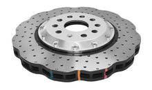 Load image into Gallery viewer, DBA 15-20 Volkswagen Golf R 3.6L Front 5000 Series Cross Drilled Rotor w/Silver Hat - DBA52830WSLVXD