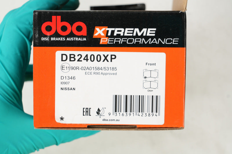 DBA 09-21 Nissan 370Z XP Performance Front Brake Pads - DB2400XP