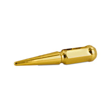Load image into Gallery viewer, Mishimoto Mishimoto Steel Spiked Lug Nuts M12 x 1.5 24pc Set Gold - MMLG-SP1215-24GD