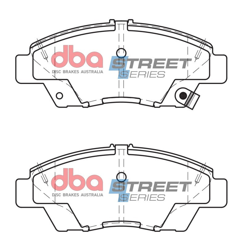 DBA 11-15 Honda CR-Z Street Series Front Brake Pads - DB1991SS