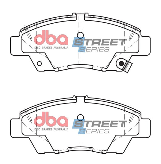 DBA 11-15 Honda CR-Z Street Series Front Brake Pads - DB1991SS