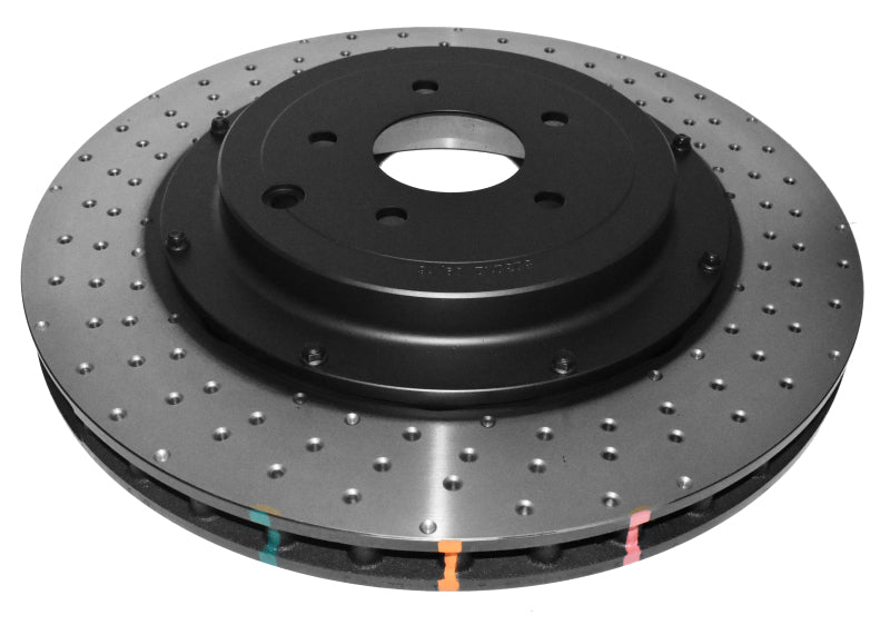 DBA 08-12 Nissan Pathfinder 5.6L Front 5000 Series Drilled Rotor - DBA52321BLKXD