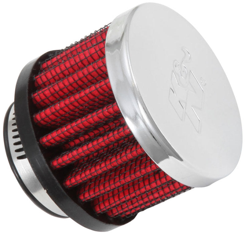 K&N 1in Flange ID x 2in OD x 1.5 inch H Rubber Base Crankcase Vent Filter - 62-1370
