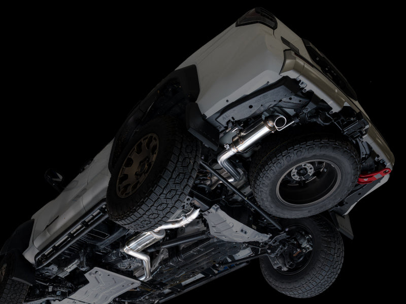 AWE Tuning 2024+ Toyota Land Cruiser / 2025+ Toyota 4Runner 0FG Cat-Back Exhaust w/ BashGuard - 3015-28056