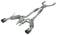 Load image into Gallery viewer, HKS Infiniti Q50 Hybrid VQ37 Dual Hi-Power Titanium Tip Catback Exhaust - 32009-KN001