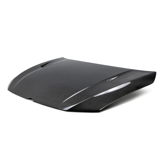 Seibon 22-23 Volkswagen Golf GTI/R TM-Style Carbon Fiber Hood - HD22VWG8-TM