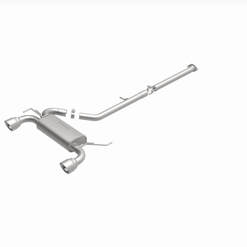 MagnaFlow Cat-Back 03-09 Nissan 350Z Street SS 2.5in Dual Split Rear Exit Polished 4.5in Tips - 19342