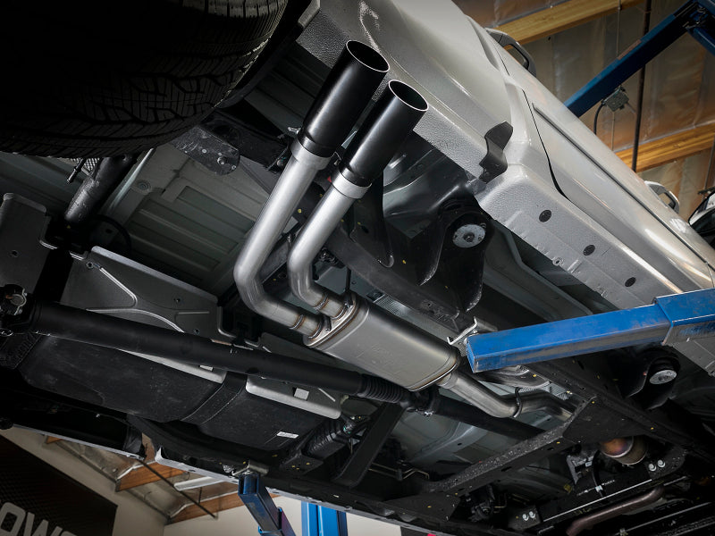 aFe Rebel Series 3in to 2.5in 409 SS Cat-Back Exhaust w/ Black Tips 09-18 GM Silverado/Sierra 5.4L - 49-44098-B