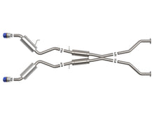 Load image into Gallery viewer, aFe Takeda 09-20 Nissan 370z 2-1/2 IN 304 Stainless Steel Cat-Back Exhaust System w/ Blue Flame Tip - 49-36139-L