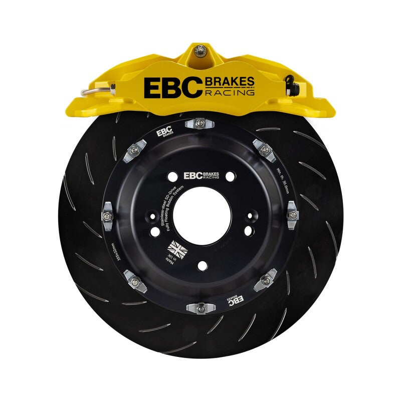 EBC Racing 93-02 Toyota Supra 3.0TT Yellow Apollo-4 Calipers 330mm Rotors Front Big Brake Kit - BBK066YEL-1