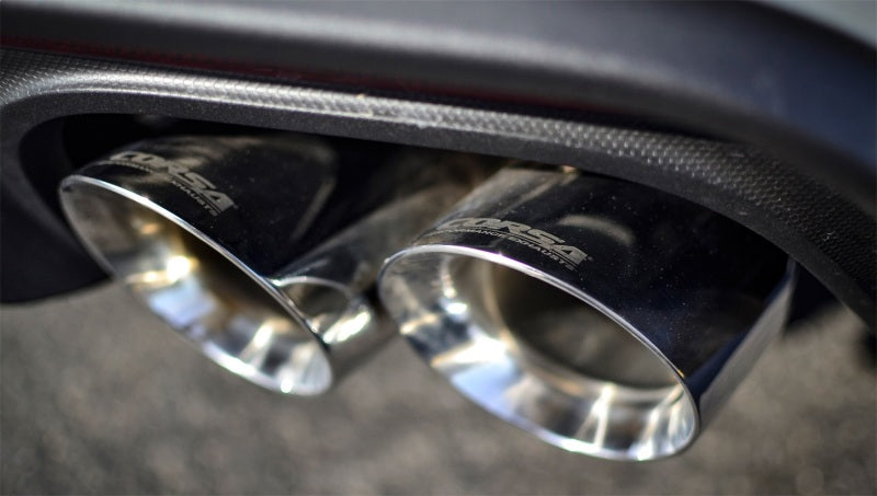 Corsa 2018-2023 Ford Mustang GT Fastback 5.0L 3in Cat-Back System Dual Rear Exit w/ 4in PolishedTips - 21001
