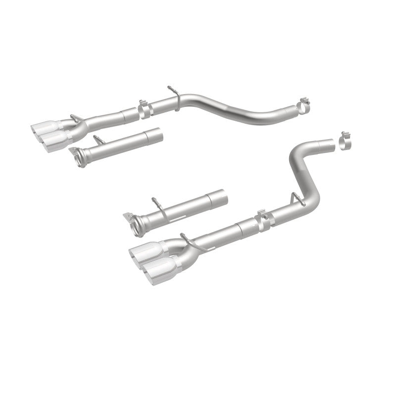 MagnaFlow Axle-Back, SS, 2.5in, Quad Split Rear 3.5in Tip 2015 Dodge Challenger R/T 5.7L - 19210