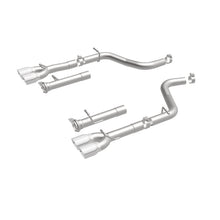 Load image into Gallery viewer, MagnaFlow Axle-Back, SS, 2.5in, Quad Split Rear 3.5in Tip 2015 Dodge Challenger R/T 5.7L - 19210
