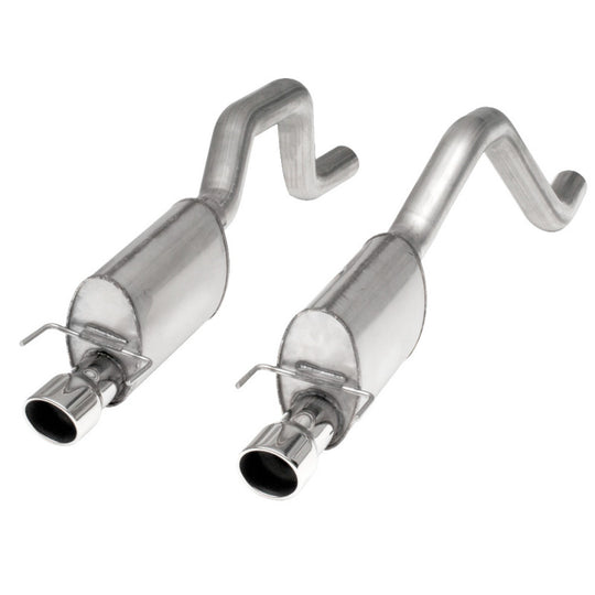 Stainless Works 2006-13 Corvette C6ZO6/ZR1 3in Axle Back S-Tube Mufflers Dual 4in Rolled Edge Tips - ZO6CB
