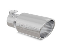 Load image into Gallery viewer, MBRP Universal Tip 4in OD 2.75in Inlet 10in Length Angled Rolled End T304 - T5157