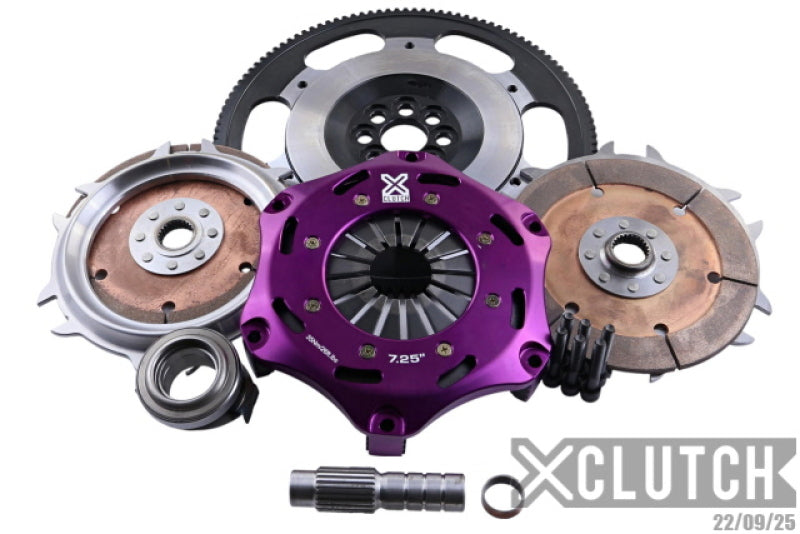 XClutch 02-06 Acura RSX Base 2.0L 7.25in Twin Solid Ceramic Clutch Kit - XKHN18523-2E
